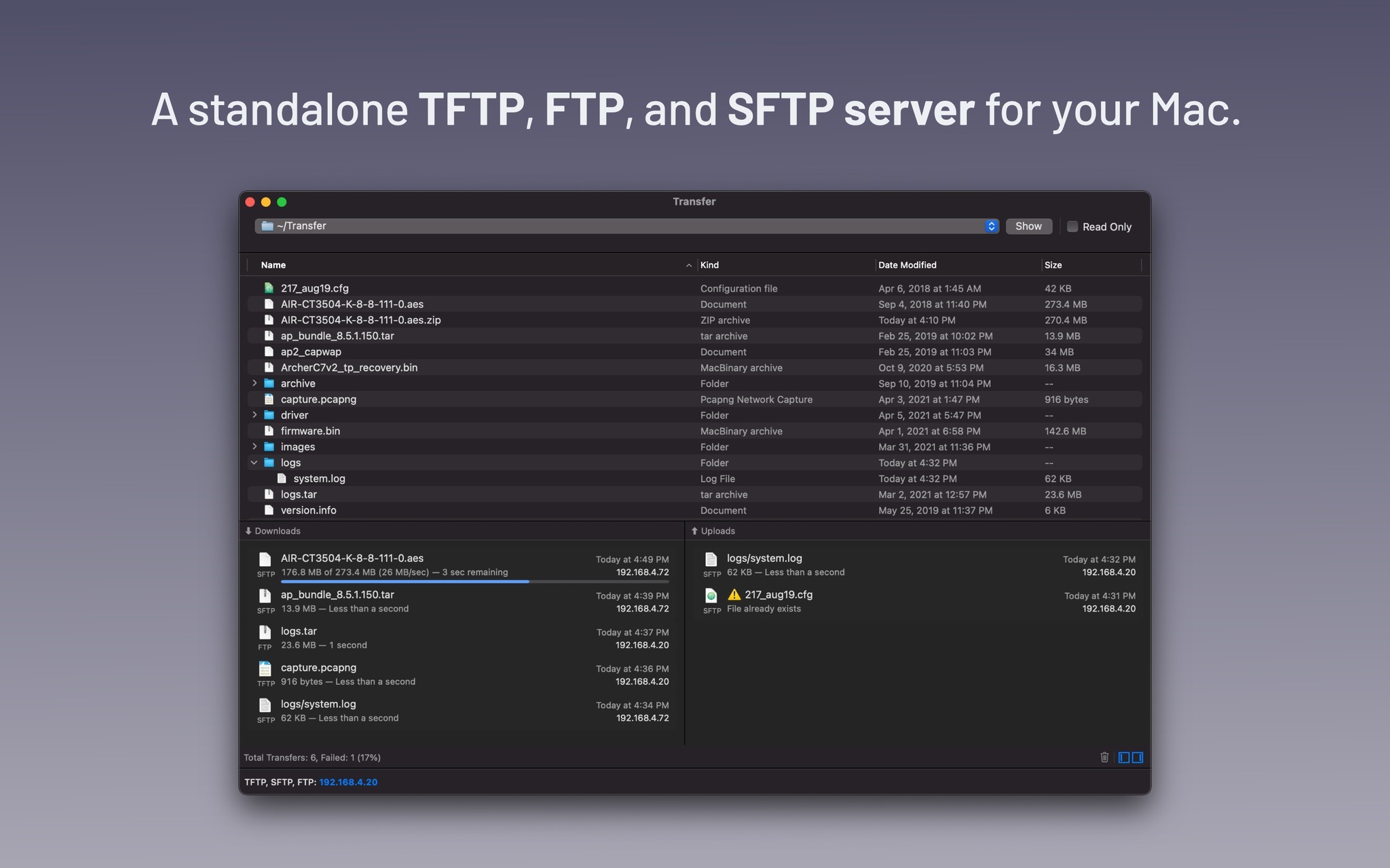 download tftp client for mac